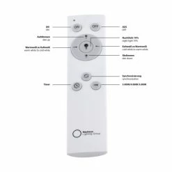 Leuchten Direkt Deckenleuchte URANUS LED Wei&szlig;, 1-flammig, Fernbedienung -LED Leuchten Verkäufe leuchten direkt deckenleuchte uranus 14460 16 2