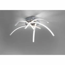 Leuchten Direkt Deckenleuchte VALERIE LED Edelstahl, 5-flammig