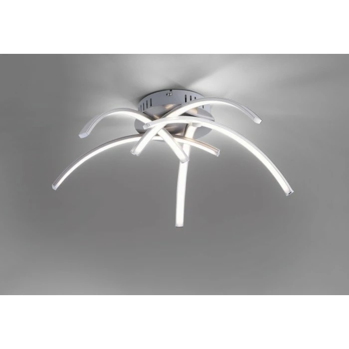 Leuchten Direkt Deckenleuchte VALERIE LED Edelstahl, 5-flammig 1 Leuchten Direkt Deckenleuchte VALERIE LED Edelstahl, 5-flammig