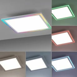 Leuchten Direkt EDGING Deckenleuchte LED Weiß, 1-flammig, Fernbedienung -LED Leuchten Verkäufe leuchten direkt edging deckenleuchte 14900 16 3