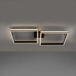 Leuchten Direkt ELIS Deckenleuchte LED Schwarz, 2-flammig, Fernbedienung -LED Leuchten Verkäufe leuchten direkt elis deckenleuchte 14700 18 4