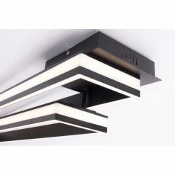 Leuchten Direkt ELIS Deckenleuchte LED Schwarz, 2-flammig, Fernbedienung -LED Leuchten Verkäufe leuchten direkt elis deckenleuchte 14701 18 2