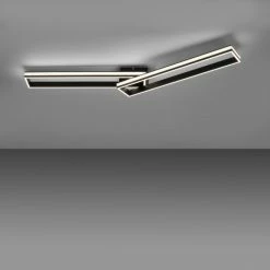 Leuchten Direkt ELIS Deckenleuchte LED Schwarz, 2-flammig, Fernbedienung -LED Leuchten Verkäufe leuchten direkt elis deckenleuchte 14701 18 7