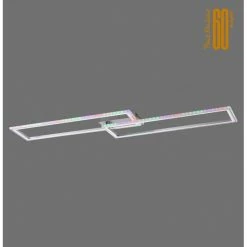 Leuchten Direkt FELIX60 Deckenleuchte LED Stahl gebürstet, 1-flammig, Fernbedienung, Farbwechsler -LED Leuchten Verkäufe leuchten direkt felix60 deckenleuchte 14635 55 4