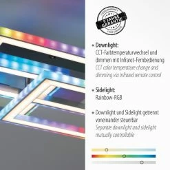 Leuchten Direkt FELIX60 Deckenleuchte LED Stahl gebürstet, 1-flammig, Fernbedienung, Farbwechsler 18 Leuchten Direkt FELIX60 Deckenleuchte LED Stahl gebürstet, 1-flammig, Fernbedienung, Farbwechsler -LED Leuchten Verkäufe leuchten direkt felix60 deckenleuchte 14636 55 2