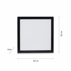 Leuchten Direkt FLAT Deckenleuchte LED Schwarz, 1-flammig -LED Leuchten Verkäufe leuchten direkt flat deckenleuchte 14740 18 6