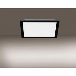 Leuchten Direkt FLAT Deckenpanel LED Schwarz, 1-flammig, Fernbedienung -LED Leuchten Verkäufe leuchten direkt flat deckenpanel 14754 18 6