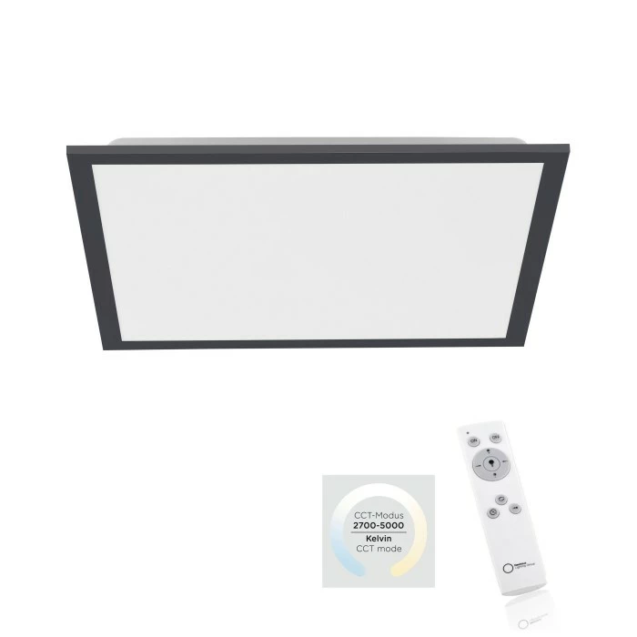 Leuchten Direkt FLAT Deckenpanel LED Schwarz, 1-flammig, Fernbedienung 4 Leuchten Direkt FLAT Deckenpanel LED Schwarz, 1-flammig, Fernbedienung – Bild 4
