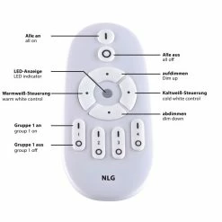 Leuchten Direkt FLAT LED Panel Weiß, 1-flammig, Fernbedienung -LED Leuchten Verkäufe leuchten direkt flat led panel 15571 16 4