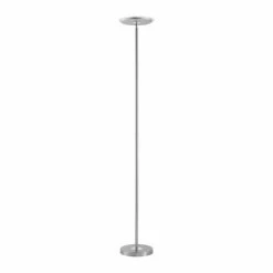 Leuchten Direkt HANS Deckenfluter LED Edelstahl, 1-flammig