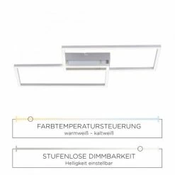 Leuchten Direkt IVAN Deckenleuchte LED Stahl gebürstet, 2-flammig, Fernbedienung 9 Leuchten Direkt IVAN Deckenleuchte LED Stahl gebürstet, 2-flammig, Fernbedienung -LED Leuchten Verkäufe leuchten direkt ivan deckenleuchte 14140 55 3