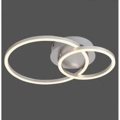 Leuchten Direkt IVANKA Deckenleuchte LED Stahl gebürstet, 1-flammig -LED Leuchten Verkäufe leuchten direkt ivanka deckenleuchte 14021 55 7