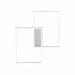 Leuchten Direkt IVEN Deckenleuchte LED Edelstahl, 2-flammig, Fernbedienung -LED Leuchten Verkäufe leuchten direkt iven deckenleuchte 14017 55 3