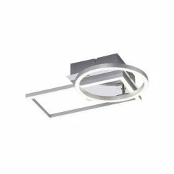 Leuchten Direkt IVEN Deckenleuchte LED Stahl gebürstet, 1-flammig -LED Leuchten Verkäufe leuchten direkt iven deckenleuchte 14031 55 3