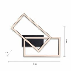 Leuchten Direkt Iven Deckenleuchte LED Schwarz, 1-flammig -LED Leuchten Verkäufe leuchten direkt iven deckenleuchte 14692 18 7