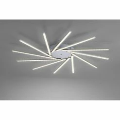 Leuchten Direkt KAI Deckenleuchte LED Nickel-Matt, 12-flammig, Fernbedienung, Farbwechsler -LED Leuchten Verkäufe leuchten direkt kai deckenleuchte 11350 55 2