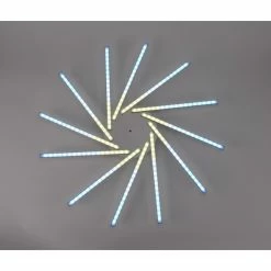 Leuchten Direkt KAI Deckenleuchte LED Nickel-Matt, 12-flammig, Fernbedienung, Farbwechsler -LED Leuchten Verkäufe leuchten direkt kai deckenleuchte 11350 55 7