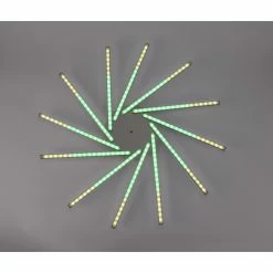 Leuchten Direkt KAI Deckenleuchte LED Nickel-Matt, 12-flammig, Fernbedienung, Farbwechsler -LED Leuchten Verkäufe leuchten direkt kai deckenleuchte 11350 55 9