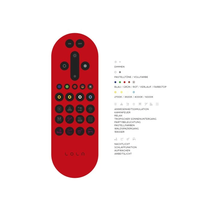 Leuchten Direkt LOLA-LOTTA Deckenleuchte LED Edelstahl, 2-flammig, Fernbedienung, Farbwechsler 3 Leuchten Direkt LOLA-LOTTA Deckenleuchte LED Edelstahl, 2-flammig, Fernbedienung, Farbwechsler – Bild 3