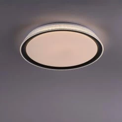 Leuchten Direkt LOLAsmart-KARI Deckenleuchte LED Silber, 1-flammig, Fernbedienung, Farbwechsler -LED Leuchten Verkäufe leuchten direkt lolasmart kari deckenleuchte 14339 21 4