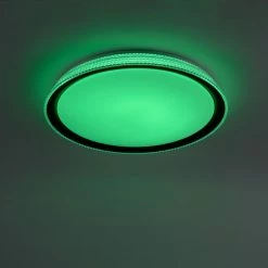 Leuchten Direkt LOLAsmart-KARI Deckenleuchte LED Silber, 1-flammig, Fernbedienung, Farbwechsler -LED Leuchten Verkäufe leuchten direkt lolasmart kari deckenleuchte 14339 21 5