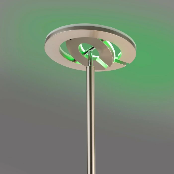 Leuchten Direkt LOLAsmart-ROCCO Deckenfluter LED Stahl gebürstet, 1-flammig, Fernbedienung 4 Leuchten Direkt LOLAsmart-ROCCO Deckenfluter LED Stahl gebürstet, 1-flammig, Fernbedienung – Bild 4