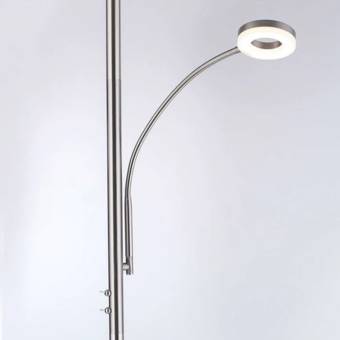 Leuchten Direkt LOLAsmart-ROCCO Deckenfluter LED Stahl gebürstet, 1-flammig, Fernbedienung 6 Leuchten Direkt LOLAsmart-ROCCO Deckenfluter LED Stahl gebürstet, 1-flammig, Fernbedienung – Bild 6