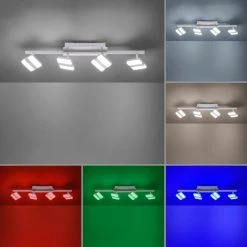 Leuchten Direkt LOLAsmart-SABI Deckenleuchte LED Nickel-Matt, 4-flammig, Fernbedienung, Farbwechsler 25 Leuchten Direkt LOLAsmart-SABI Deckenleuchte LED Nickel-Matt, 4-flammig, Fernbedienung, Farbwechsler -LED Leuchten Verkäufe leuchten direkt lolasmart sabi deckenleuchte 12084 55 11