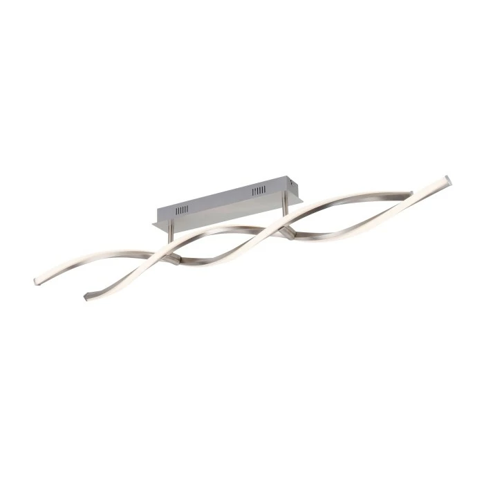 Leuchten Direkt LOLAsmart-SWING Deckenleuchte LED Stahl gebürstet, 2-flammig, Fernbedienung, Farbwechsler 2 Leuchten Direkt LOLAsmart-SWING Deckenleuchte LED Stahl gebürstet, 2-flammig, Fernbedienung, Farbwechsler – Bild 2