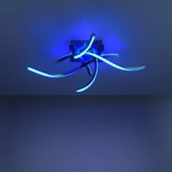 Leuchten Direkt LOLAsmart-SWING Deckenleuchte LED Stahl gebürstet, 4-flammig, Fernbedienung, Farbwechsler 20 Leuchten Direkt LOLAsmart-SWING Deckenleuchte LED Stahl gebürstet, 4-flammig, Fernbedienung, Farbwechsler -LED Leuchten Verkäufe leuchten direkt lolasmart swing deckenleuchte 11995 55 8