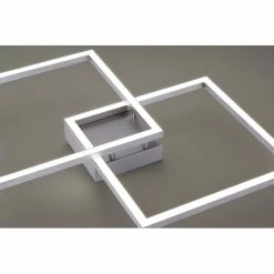 Leuchten Direkt Ls-MAXI Deckenleuchte LED Edelstahl, 2-flammig, Fernbedienung, Farbwechsler -LED Leuchten Verkäufe leuchten direkt ls maxi deckenleuchte 16429 55 2