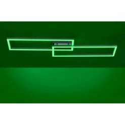 Leuchten Direkt Ls-MAXI Deckenleuchte LED Edelstahl, 1-flammig, Fernbedienung, Farbwechsler -LED Leuchten Verkäufe leuchten direkt ls maxi deckenleuchte 16430 55 7