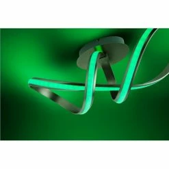 Leuchten Direkt Ls-MELINDA Deckenleuchte LED Edelstahl, 1-flammig, Fernbedienung, Farbwechsler -LED Leuchten Verkäufe leuchten direkt ls melinda deckenleuchte 18431 55 7