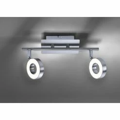 Leuchten Direkt Lukas Deckenspot LED Nickel-Matt, Chrom, 2-flammig 8 Leuchten Direkt Lukas Deckenspot LED Nickel-Matt, Chrom, 2-flammig -LED Leuchten Verkäufe leuchten direkt lukas deckenspot 16121 55 3