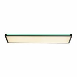 Leuchten Direkt MARIO Deckenleuchte LED Schwarz, 1-flammig, Fernbedienung, Farbwechsler