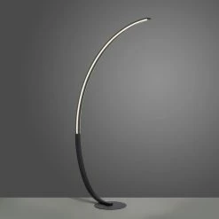 Leuchten Direkt Q-VITO Stehleuchte LED Anthrazit, 1-flammig, Fernbedienung -LED Leuchten Verkäufe leuchten direkt q vito stehleuchte 445 13 11