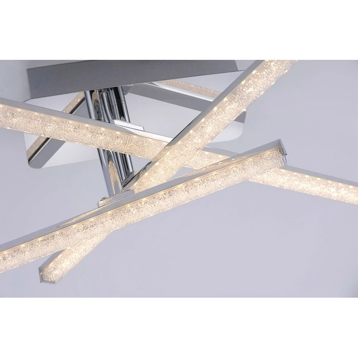 Leuchten Direkt Simon Deckenleuchte LED Chrom, 3-flammig 4 Leuchten Direkt Simon Deckenleuchte LED Chrom, 3-flammig – Bild 4