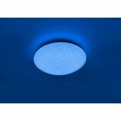 Leuchten Direkt SKYLER Deckenleuchte LED Weiß, Stahl gebürstet, 1-flammig, Fernbedienung, Farbwechsler -LED Leuchten Verkäufe leuchten direkt skyler deckenleuchte 14241 16 2