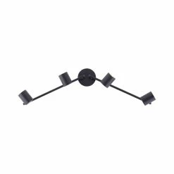 Leuchten Direkt TARIK Deckenleuchte LED Schwarz, 4-flammig -LED Leuchten Verkäufe leuchten direkt tarik deckenleuchte 11944 13 4