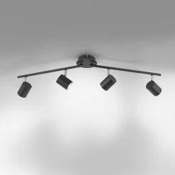 Leuchten Direkt TARIK Deckenleuchte LED Schwarz, 4-flammig -LED Leuchten Verkäufe leuchten direkt tarik deckenleuchte 11944 13 5