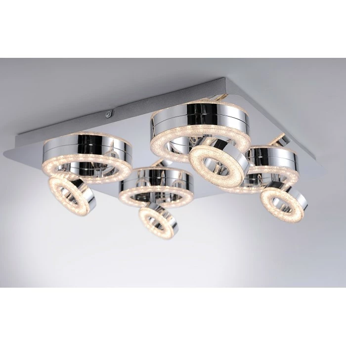 Leuchten Direkt Tim Deckenleuchte LED Chrom, 8-flammig 5 Leuchten Direkt Tim Deckenleuchte LED Chrom, 8-flammig – Bild 5