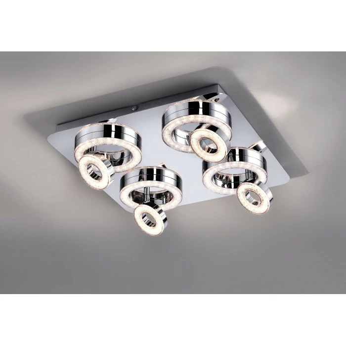 Leuchten Direkt Tim Deckenleuchte LED Chrom, 8-flammig 6 Leuchten Direkt Tim Deckenleuchte LED Chrom, 8-flammig – Bild 6