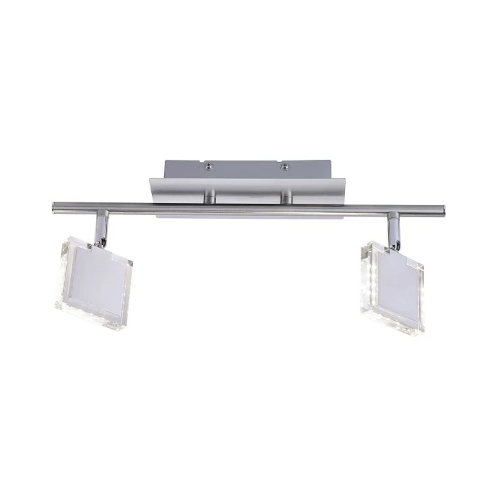 Leuchten Direkt Tony Deckenleuchte LED Nickel-Matt, Chrom, 2-flammig, Fernbedienung, Farbwechsler 1 Leuchten Direkt Tony Deckenleuchte LED Nickel-Matt, Chrom, 2-flammig, Fernbedienung, Farbwechsler