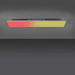 Leuchten Direkt YUKON Deckenleuchte LED Wei&szlig;, 1-flammig, Fernbedienung, Farbwechsler -LED Leuchten Verkäufe leuchten direkt yukon deckenleuchte 15621 16 4