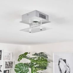 Hofstein Liestal Deckenleuchte LED Nickel-Matt, 1-flammig -LED Leuchten Verkäufe liestal deckenleuchte h3446591 11