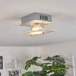 Hofstein Liestal Deckenleuchte LED Nickel-Matt, 1-flammig -LED Leuchten Verkäufe liestal deckenleuchte h3446591 8