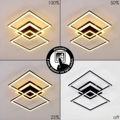 Hofstein Lithgow Deckenleuchte LED Schwarz, 1-flammig -LED Leuchten Verkäufe lithgow deckenleuchte h3313008 3