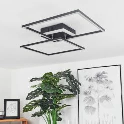 Hofstein Lithgow Deckenleuchte LED Schwarz, 2-flammig, Fernbedienung, Farbwechsler 23 Hofstein Lithgow Deckenleuchte LED Schwarz, 2-flammig, Fernbedienung, Farbwechsler -LED Leuchten Verkäufe lithgow deckenleuchte h3439487 11