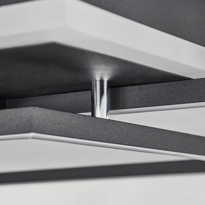 Hofstein Lithgow Deckenleuchte LED Schwarz, 2-flammig, Fernbedienung, Farbwechsler 6 Hofstein Lithgow Deckenleuchte LED Schwarz, 2-flammig, Fernbedienung, Farbwechsler – Bild 6