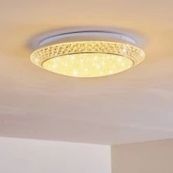 Hofstein Litto Deckenleuchte LED Weiß, 1-flammig, Fernbedienung 34 Hofstein Litto Deckenleuchte LED Weiß, 1-flammig, Fernbedienung -LED Leuchten Verkäufe litto deckenleuchte h3098127 do1 13